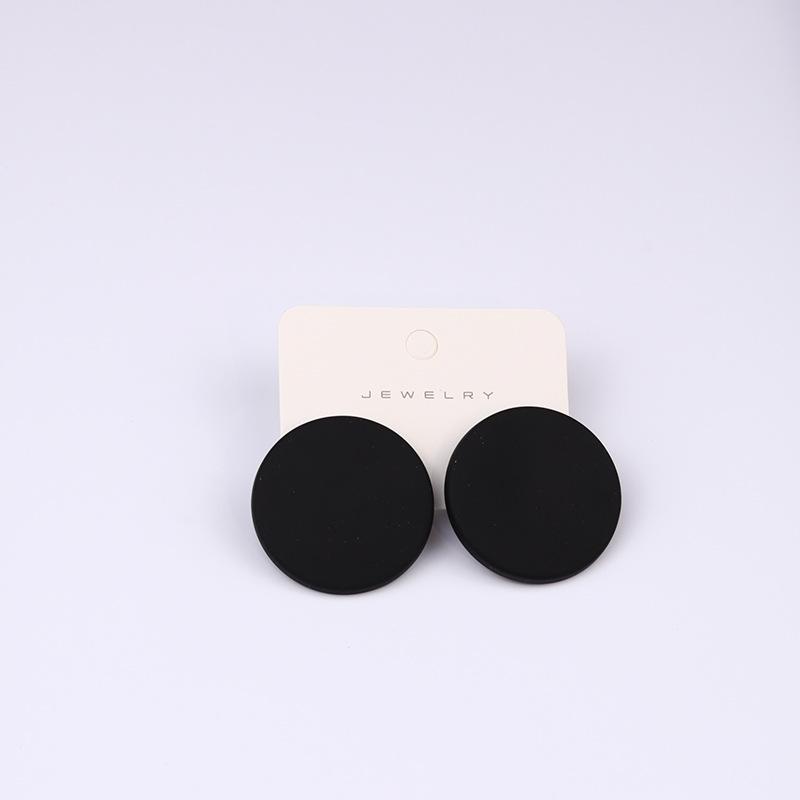 New 20 Color Fashion Acrylic Personality Candy Color Earrings for Women Big Round Colorful Stud Earrings Party Piercing Jewelry
