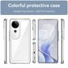 Phone Case For Phone Case For Vivo V40 5g,Clear Transparent Phone Case Cover For Vivo V40 5g