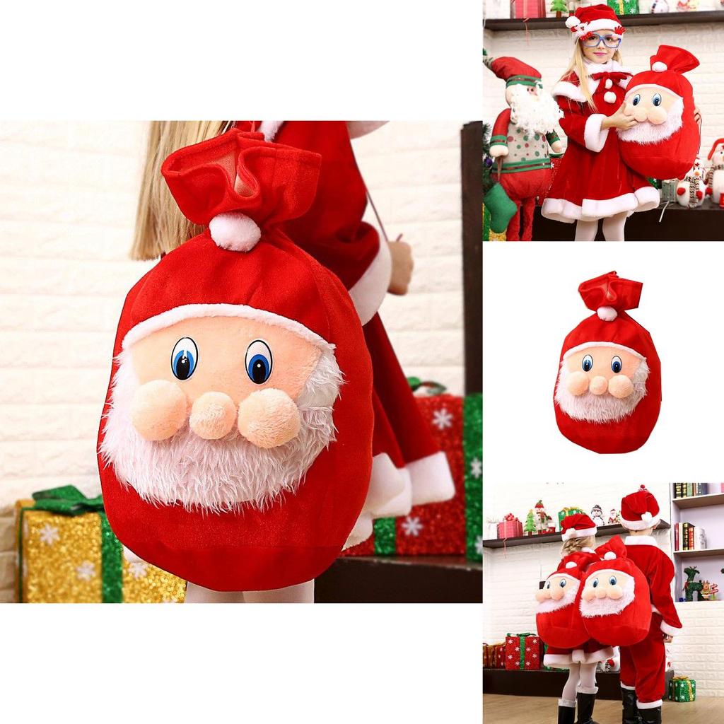Kids Xmas Outfit Boys Girls Santa Claus Cosplay Costume Christmas Clothes