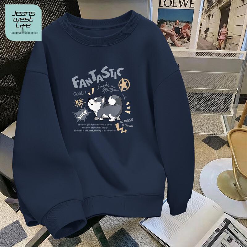 JEANSWEST LIFE Men s Graphic Print Crewneck Sweatshirt 3XL