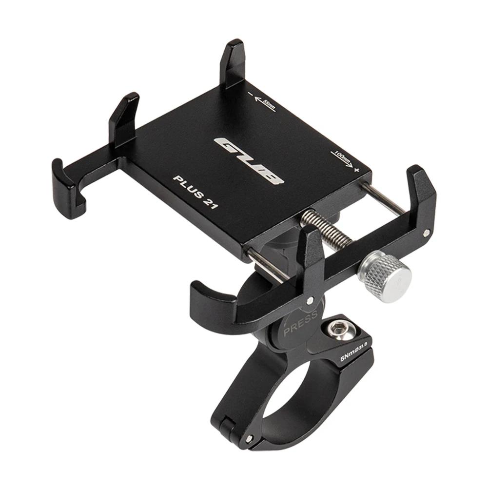 Bicycle Phone Holder For 3.5-6.8 Inch Phone Accessories MTB Road Bike Motorcycle Electric Bicycle Mount Support Handlebar Clips