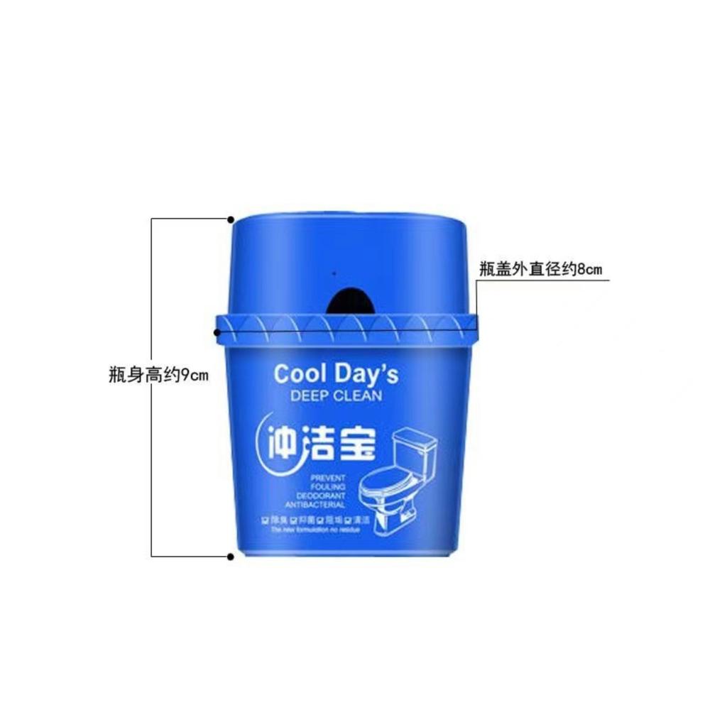 Toilet Bowl Cleaner Deep Cleaning Stain Remover Deodorizer Antibacterial Formula Prevents Odors and Removes Yellow Stains and Limescale Build-Up