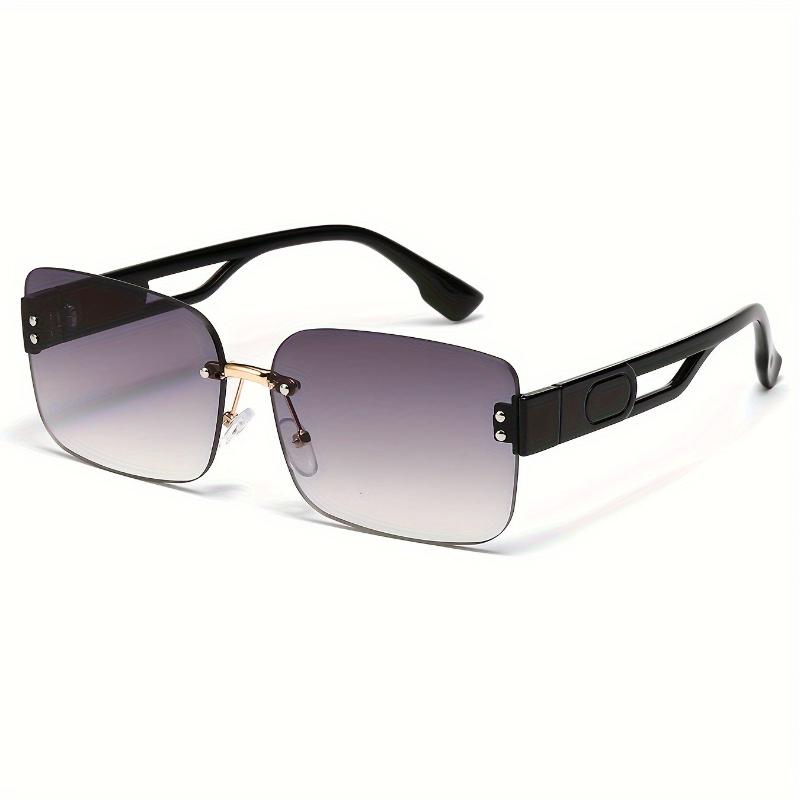 New Square Rimless Fashion Glasses for Women Men Fashion Shades for Unisex