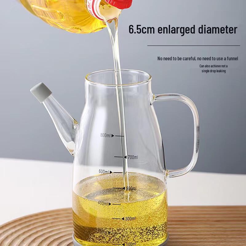 Mailang 1000ml Auslaufsicherer Hochborosilikatglas Ölspender