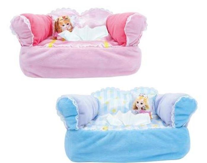 tissue cover set of 2 Licca-chan sofa-shaped