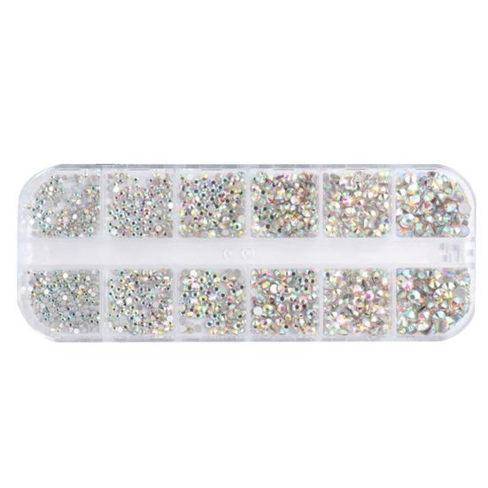Nail Decor Multi-Color Nail Art Flat Bottom