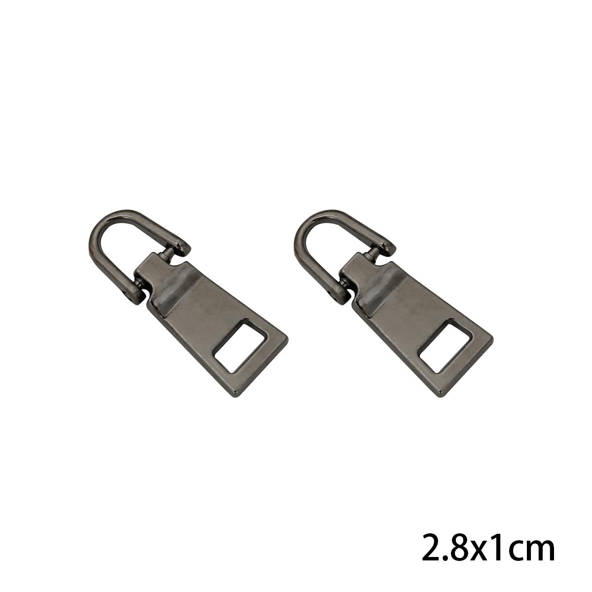 

2 шт. Знімні пулери для блискавки, Слайдери для блискавки, Головка блискавки, Ремонт для рюкзака, Пальто, Язичок, DIY Швейні аксесуари