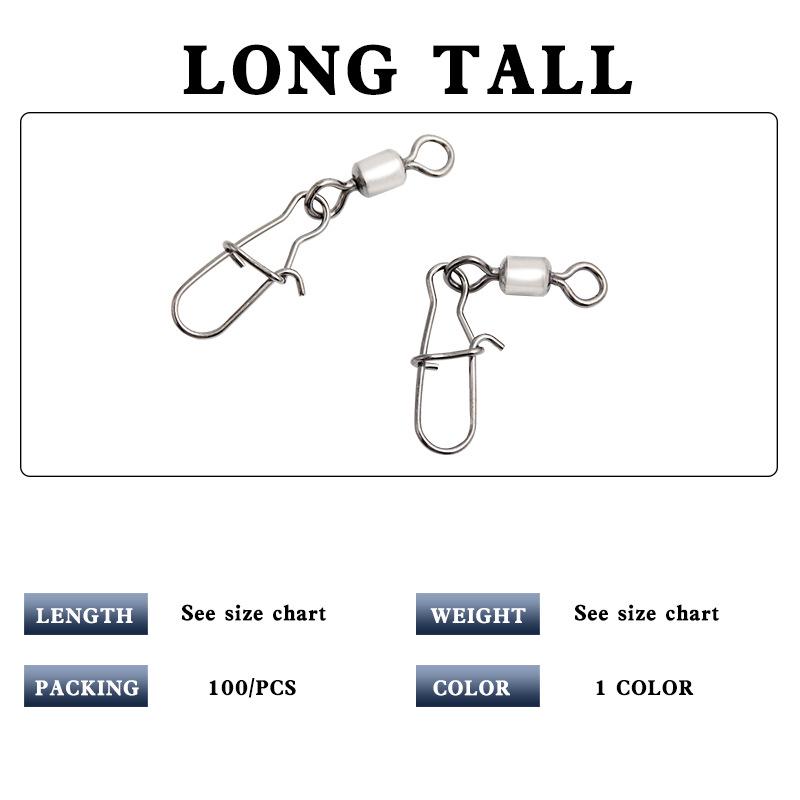 Japanese Quick Swivel Pin Lure Connector - 10 Model Set for Enhanced Fishing