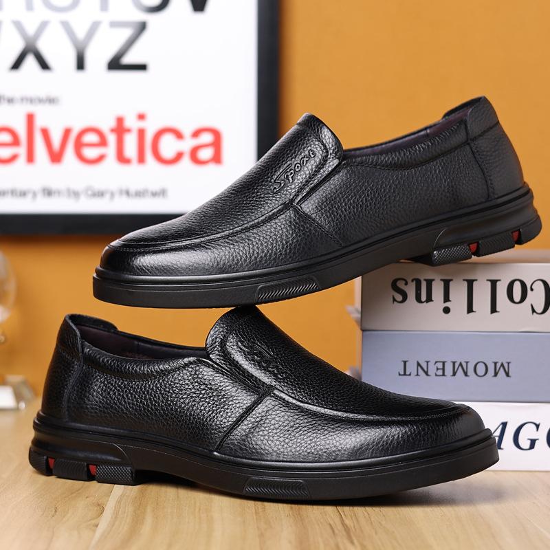 Dad shoes sandals men's work casual shoes summer dad soft sole one pedal sandals driving breathable beanie shoes