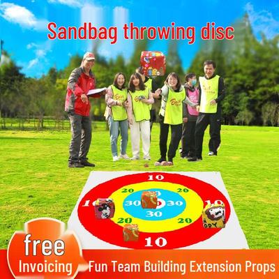 Outdoor Team Building Spaß: Sandsack- und Scheibenwurf-Zielspiel