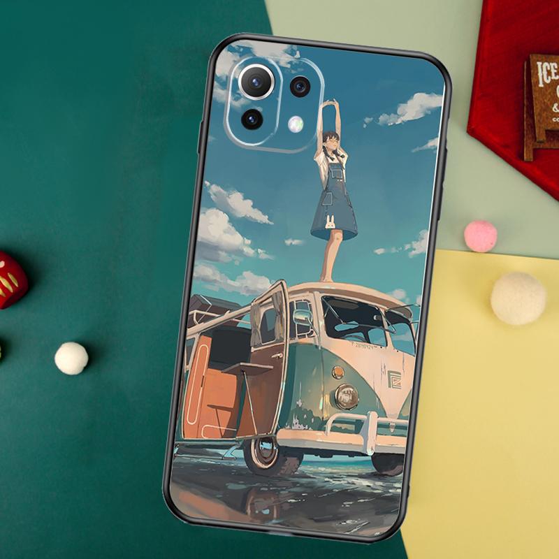 Combi Van Surf Case For Xiaomi 14T 13T 12T 11T Pro 13 14 15 Ultra POCO X6 Pro X3 X5 F5 F6 M6 X7 Pro Cover