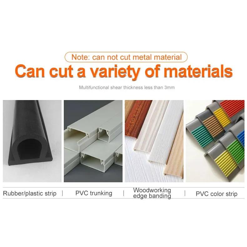 Angle Shear 45 Degree To 135 Degree Miter Cutter Hand Shear Multifunctional PVC PE Plastic Pipe Scissors with Replace Blades