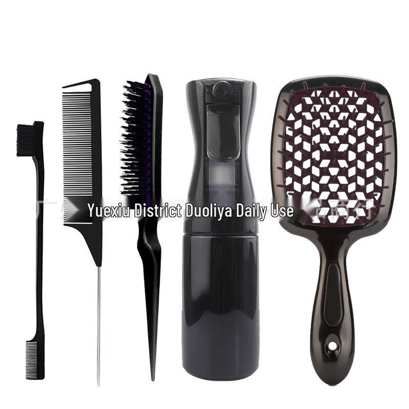 Bestseller Haarstyling-Set: Toupierbürste, Balayage-Kamm, Sprühflasche mit kontinuierlichem Sprühstoß, Werkzeug für Haarverlängerungsnadel