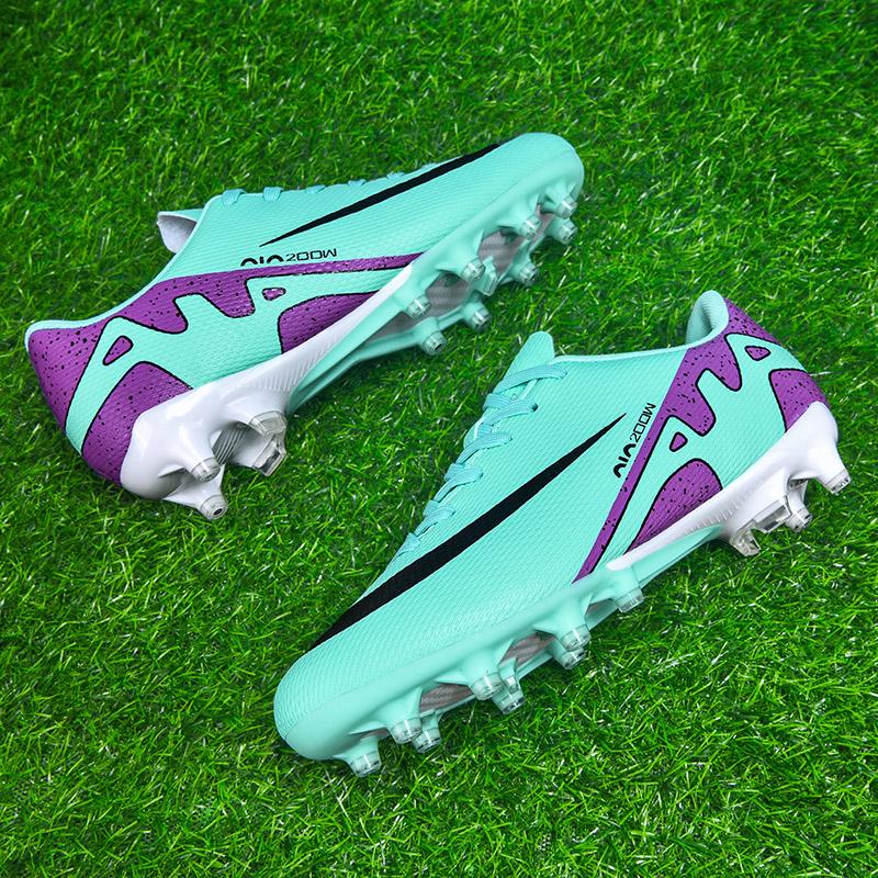 LiXingMing Football Shoes For Men White Professional Low-top Society Cleats Outdoor Lawn Teenager Soccer Training Sneaker