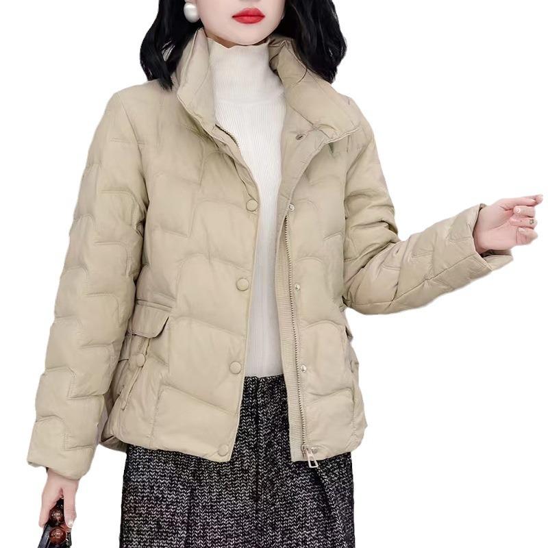 Daunenjacke Damen High-End-Damenbekleidung, neuer Wintermantel, kurze Entendaunenjacke, High-End-Sinn