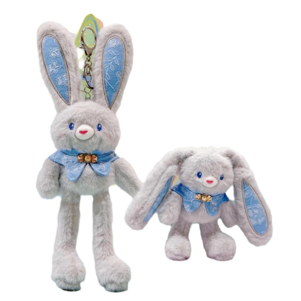Creative Design Plush Rabbit Pendant 30cm Size Ear Pulling Rabbit  Christmas Gift