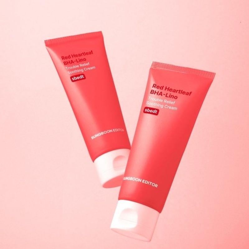 SUNGBOON EDITOR Red Eoseongcho Baharino Trouble Relief Cream 50ml Red Eoseongcho Trouble Soothing Cream 50ml