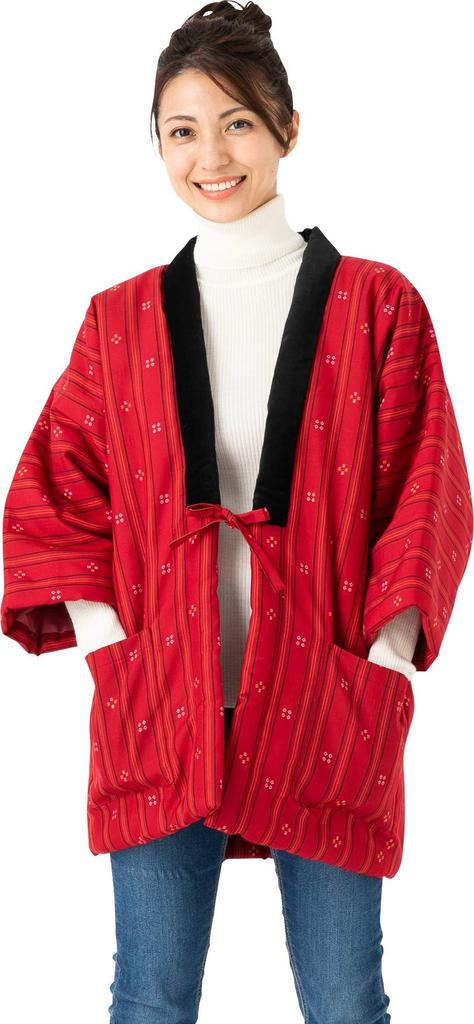 Watanosato Kurume Handmade Hanten Made In Japan Filled with Cotton (Women's) - - (10)