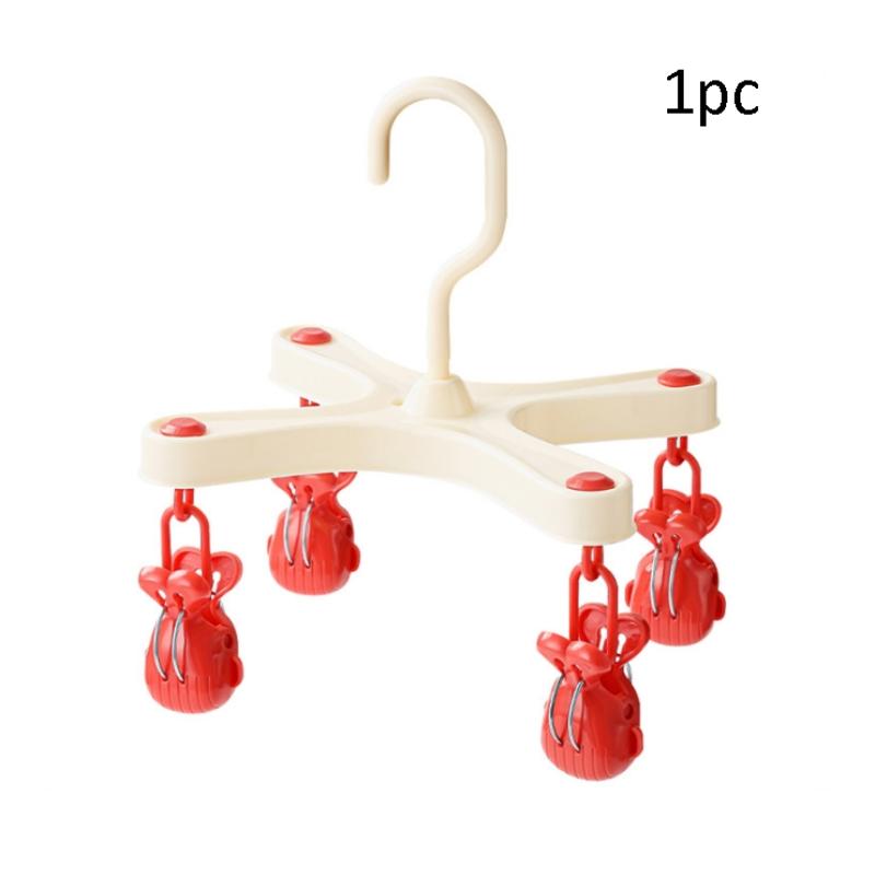 Cartoon Whale Seamless Laundry Clothespins Clothes Pegs Quilt Socks Underwear Towels & More Hangers Fixed Large Windproof Clip