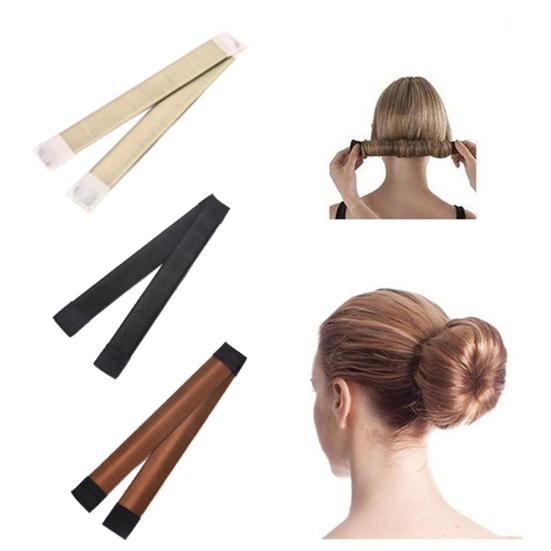 Women Disk Hair Clip Donut Quick Updo Curler Messy Bun Hairstyle Tool