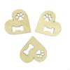 10pcs Hollow Dog Paw Shape Unfinished Wooden Crafts For Diy Painting Scrapbook Gift Tags Home Decor Party Supplies