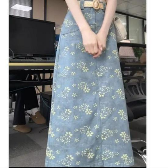 Women s Chinese Style Lace Short Sleeve Shirt Embroidered Skirt Two-Piece Set L (115-130 jin) джинсовой юбки