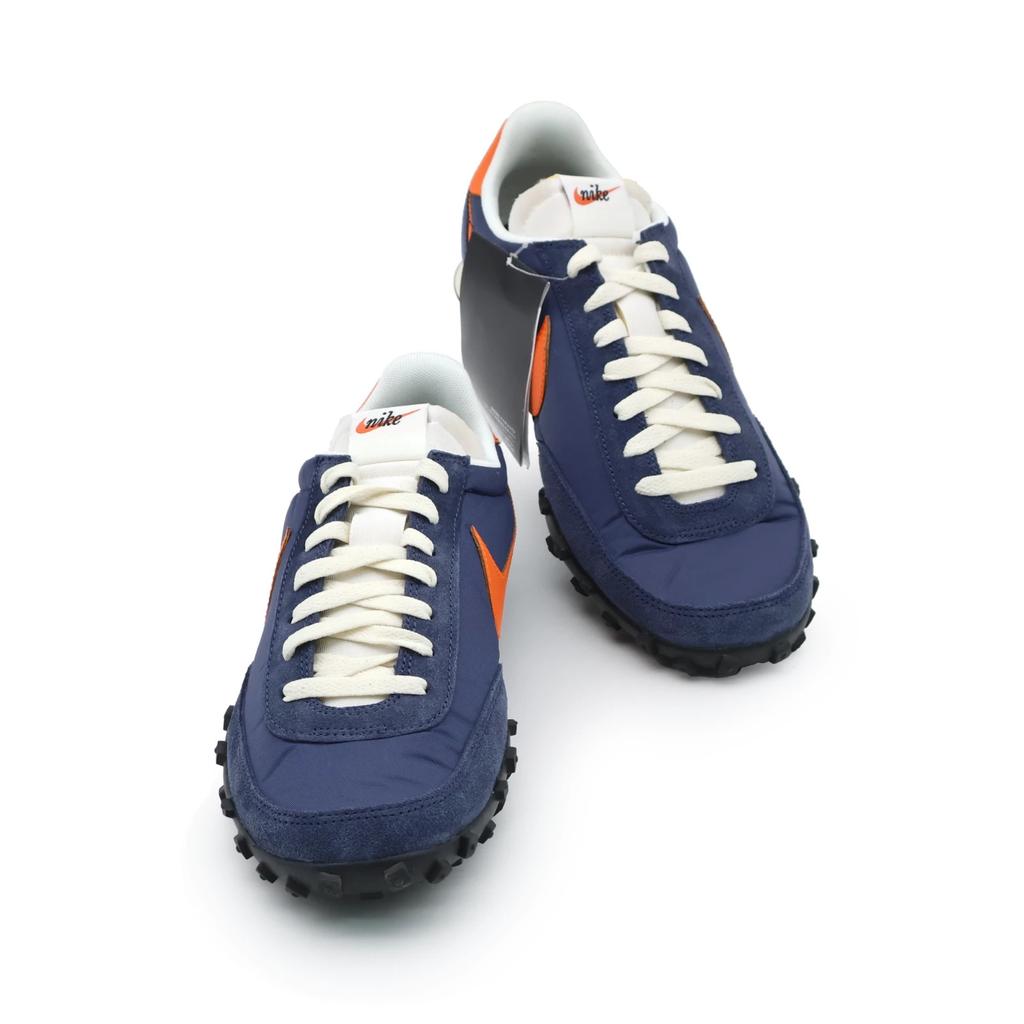 IM8658-400 Nike Waffle Racer Midnight Navy Safety Orange Sail (Men's)
