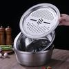 Multifunctional Vegetable and Fruit Salad Potato Graters, Cheese Grater Cutter with Drain Basin, 3PCS/Set