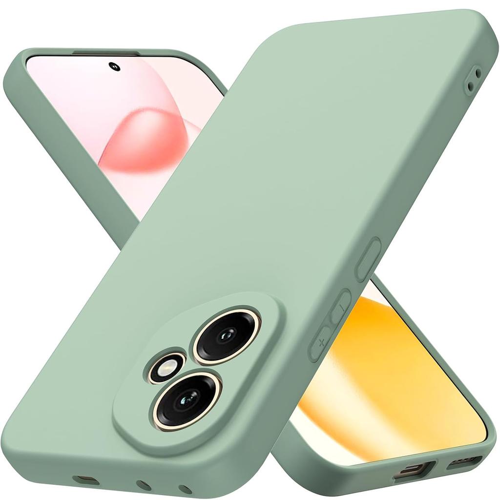 Soft Liquid Silicone Phone Case Anti-Knock Cover For Honor 400 / 400 Pro