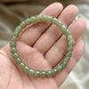 Klarwasser-Schliff Hetian-Jade & Kristall-Perlenarmband