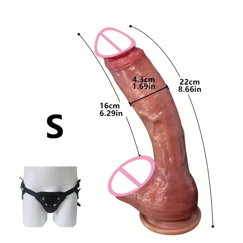 5 Size Dildos Huge Realistic Penis Feel Silicone Suction Cup Strap-on Anal Plug Vaginal Masturbator Adults Sex Toys For Women 18