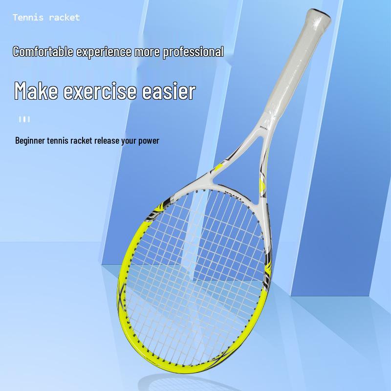 Kompozitová karbonová raketa All-in-One na tenis pro začátečníky a soutěže - Unisex, Ideální pro studentský trénink