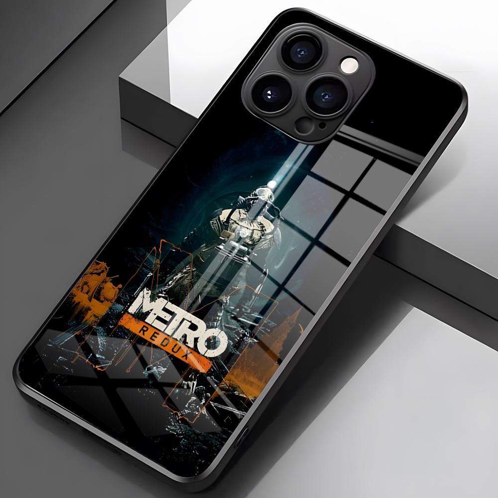 Metro 2033 Phone Case For IPhone 17 Pro Max 16 15 14 Pro Max 13 11 X Xs Xr 8 7Plus Glass Cover