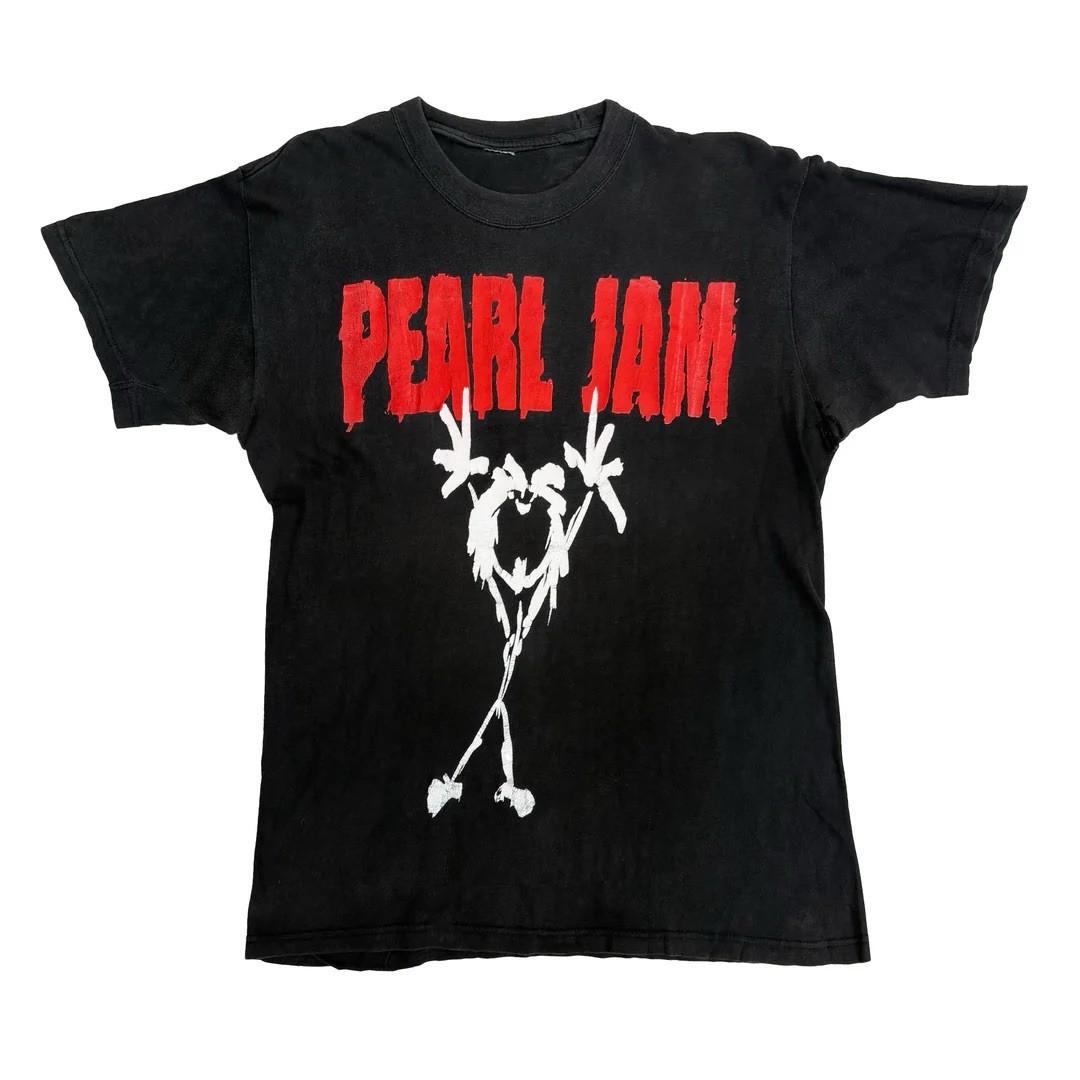 Pearl Jam 1990 90s Vintage Binaural Alive Band Concert Tour Graphic Unisex T-Shirt M