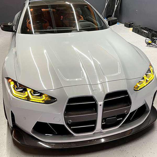 1 sada žlutých kovových světel pro BMW G80 M3/G82 M4 (Barva: Jak je znázorněno)