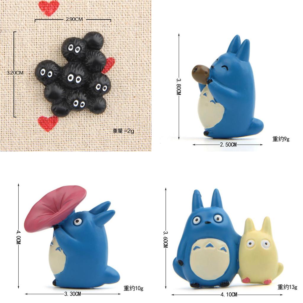 Cute Totoro Cat Bus Coal Ball Elf Mini Magnetic Refrigerator Decor Accessories For Gift And Decor