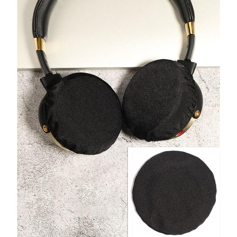Elastics Lycras Headphone Covers Universal For 9-11cm Ear Cushions Stretchable Breathable For Sports Commuting And Long Wear