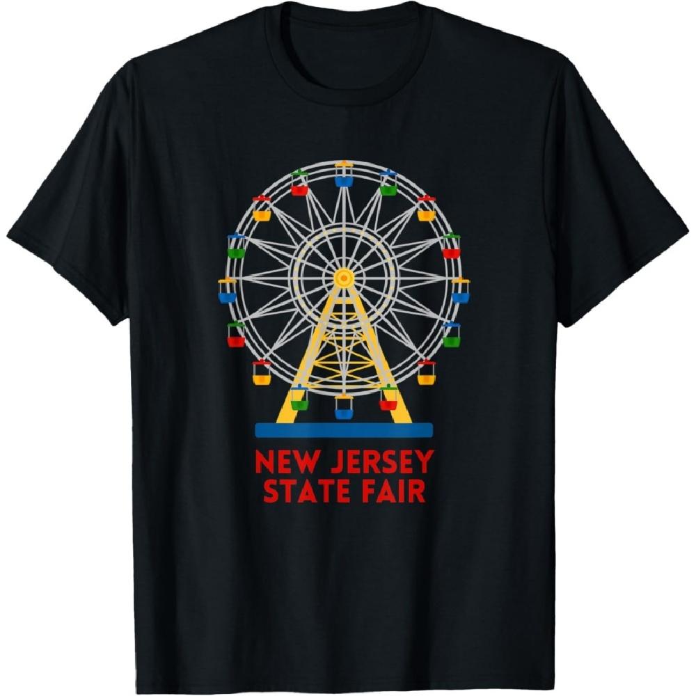 

Augusta New Jersey State Fair Ferris Wheel County Fair T-Shirt S