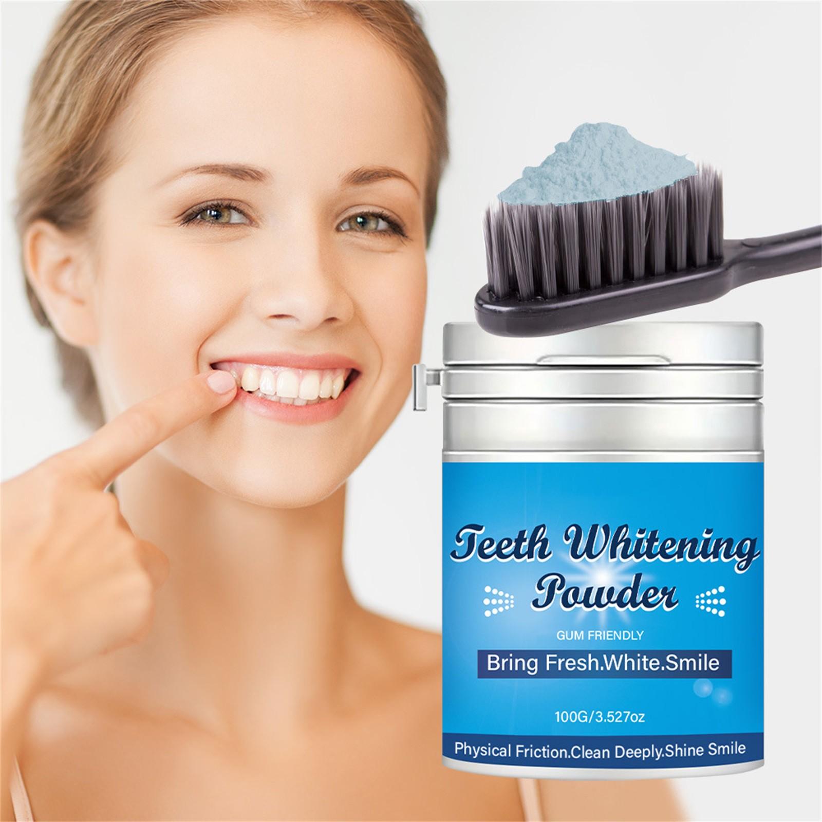 

Teeth Whitening Powder 100g Deep Cleans To Remove Dirt Inside Teeth And Protects One Size