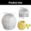 Silicone Mould Candle Base Silicone Molds Crafting Tool Silicone Jar Moulds with Lid Suitable for Crafting Candle Holder