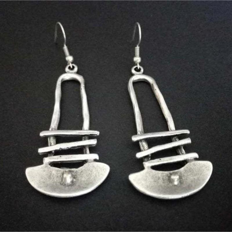 Bohemian Geometric Dangle Earrings - Vintage  Jewelry for Anniversary Gift