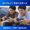 to Play with Two PS3 Controller Bluetooth Wireless Easy Connection Vibration Function Black [Ready Players] 2-Pack