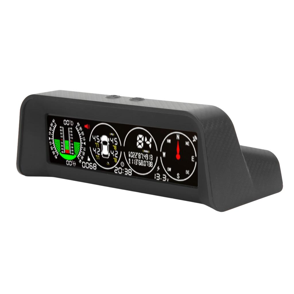 Car HUD Display Tire Pressure Pitch Roll Angles Monitoring Windshield Overhead Video Players