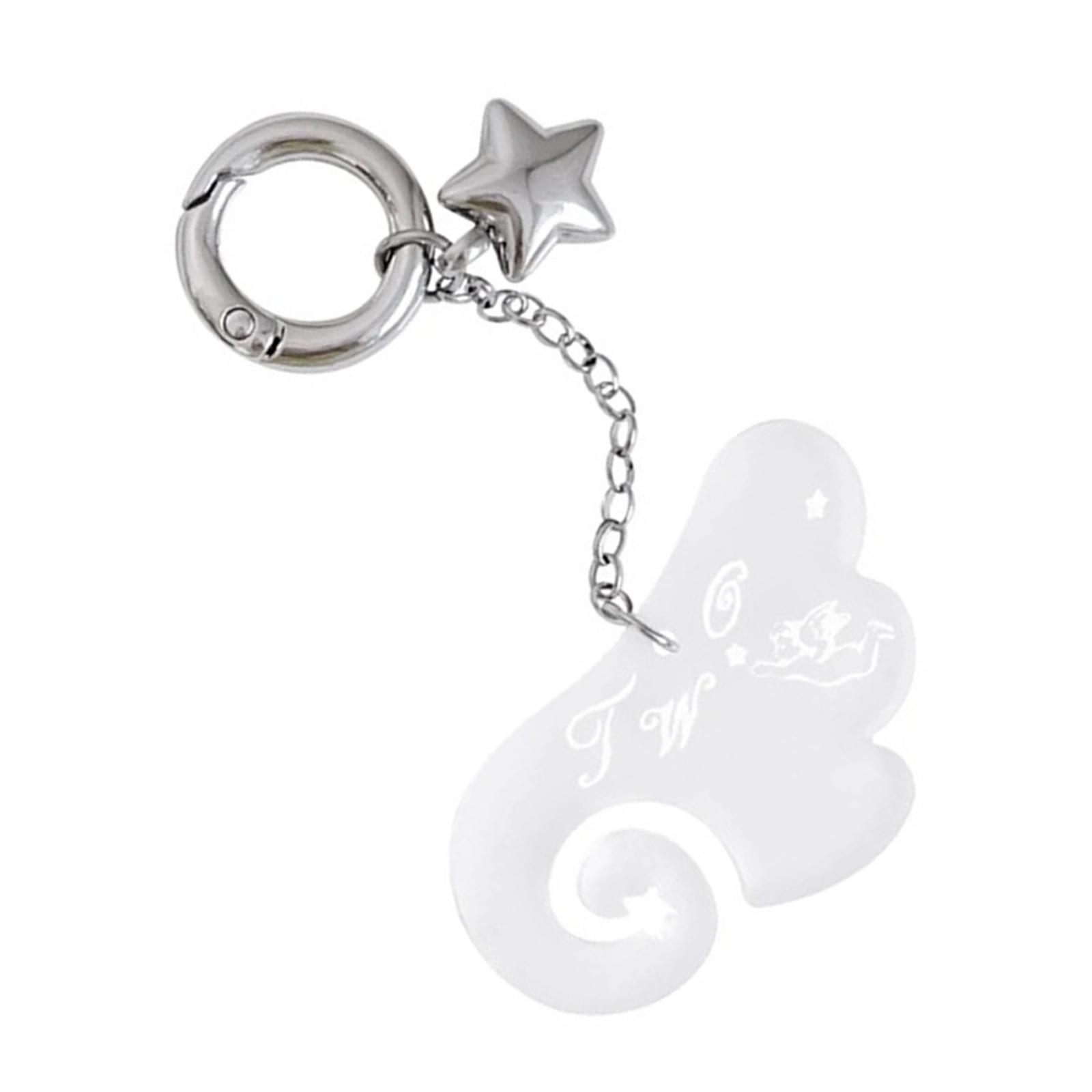 

Шикарный брелок в корейском стиле с крыльями ангела, подвеска для рюкзака, модный аксессуар для сумки для модных любителей 2