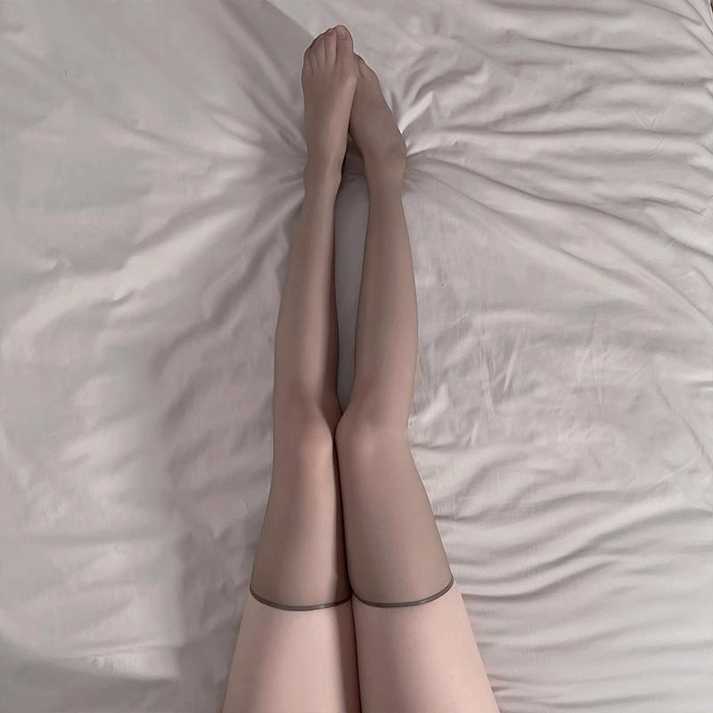 OD Ultra Thin Invisible Stockings Women Sexy Transparent Over Knee Long Socks Seamless Underwear  Pole Dance Clubwear