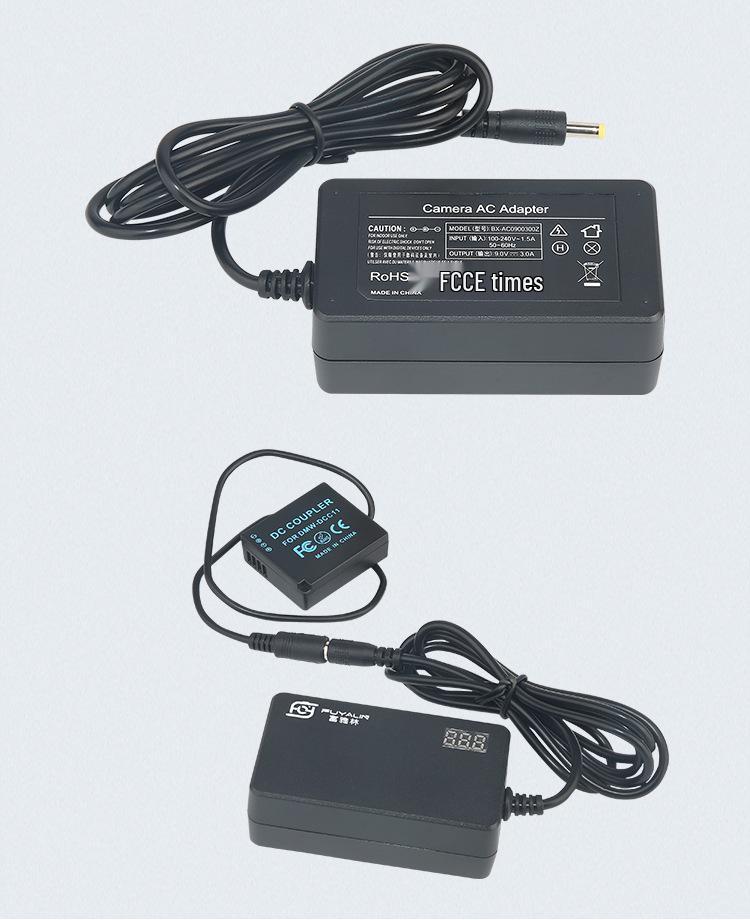 DCC11 Power Supply for Panasonic DMC-LX100, GX7, ZS110, BLE9, BLG10 Batteries