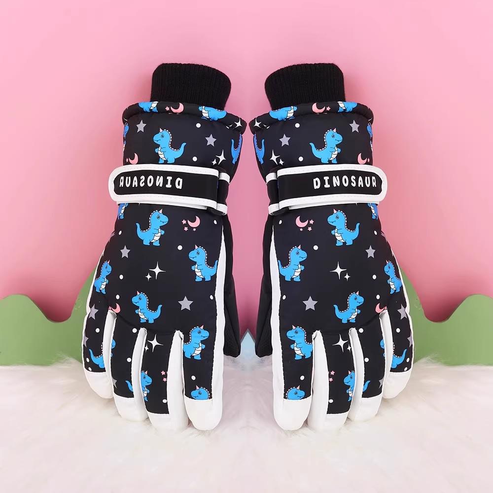 

Дитячі зимові лижні рукавички: Товсті, Морозостійкі, Водонепроникні, Вітрозахисні, Нековзні, Тепла бавовна для віку 3-17 років.