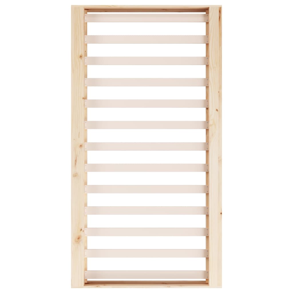 Solid Wood Bed 75x190 cm