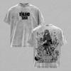 Vinland Saga Thorfinn Anime Bedrucktes T-Shirt Herren Damen Gewaschenes Baumwoll-T-Shirt Manga Vintage T-Shirt Harajuku Männliches Kurzarm-T-Shirt