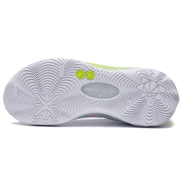 Li Ning Wade 808 2 Basketball Shoes Men's Low Top Standard White/Neon Fruit Red ABPS037-5